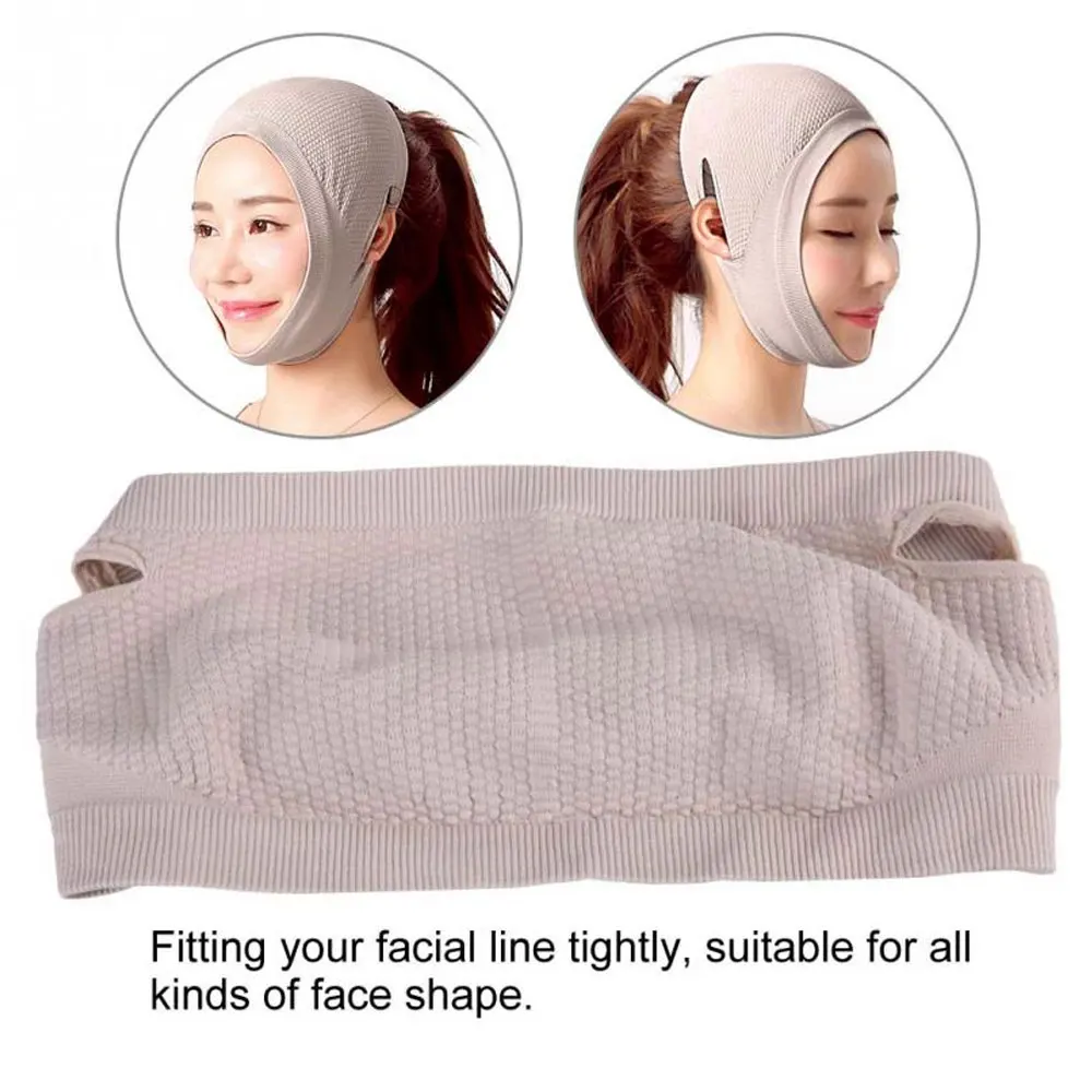 1 шт. маска с V образной линией полоска для лифтинга лица ремни похудения двойным