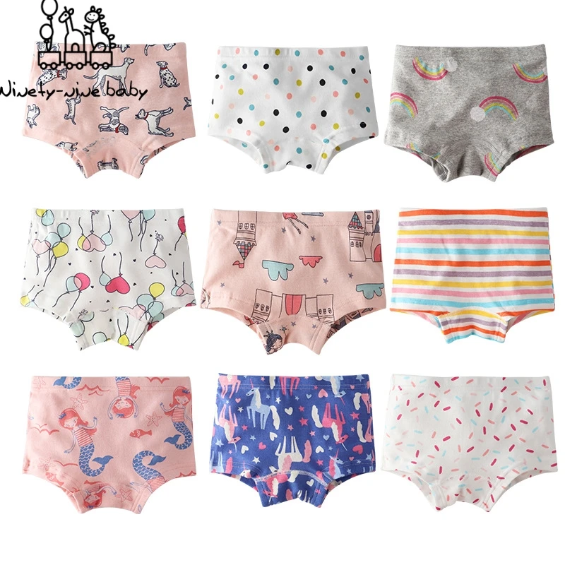 

Kids Cotton Panties New Fashion Girls Breathable & Comfortable Underwear Girls Lovely Cartoon Underpanties Children Clothing
