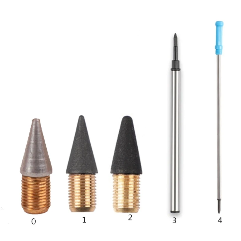 

Repalcement Pen Nib Pen Refill Fit for Inkless Pen HB 0.5mm 0.8mm Screw Pen Nib