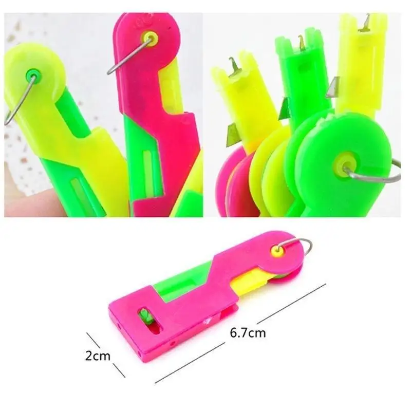 1 шт. швейная игла Threader Thimble резьба инструмент для пожилых людей руководство иглы