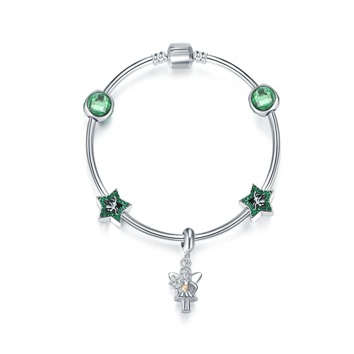 Цвет серебра талисман Пандора браслет и браслеты для женщин с муранскими