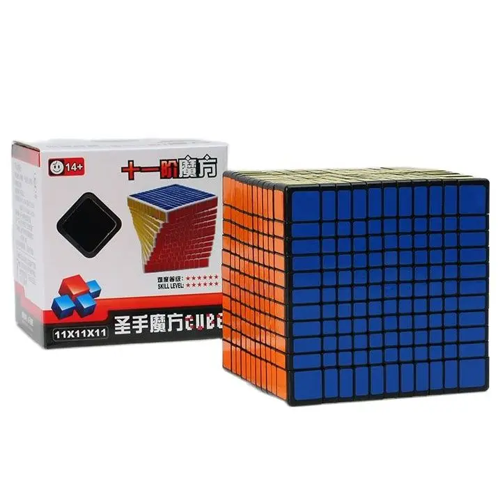 Оригинальный волшебный пазл ShengShou 11x11x11 11 см куб Magico 11x11 скоростной уровней
