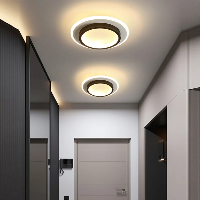 $18.12 Nordic LED Ceiling Lights for Corridor Aisle Balcony Indoor Lighting LED Ceiling Lamp for Bedroom Living Room Home Lighting 220V