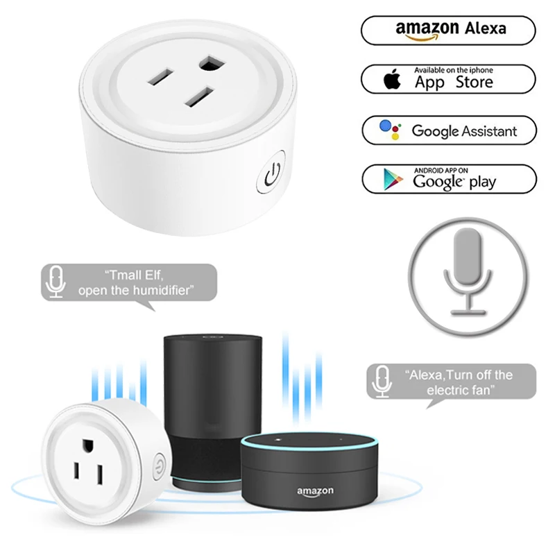 Умная розетка с Wi Fi и управлением через приложение Magic Home Pro|Электрические