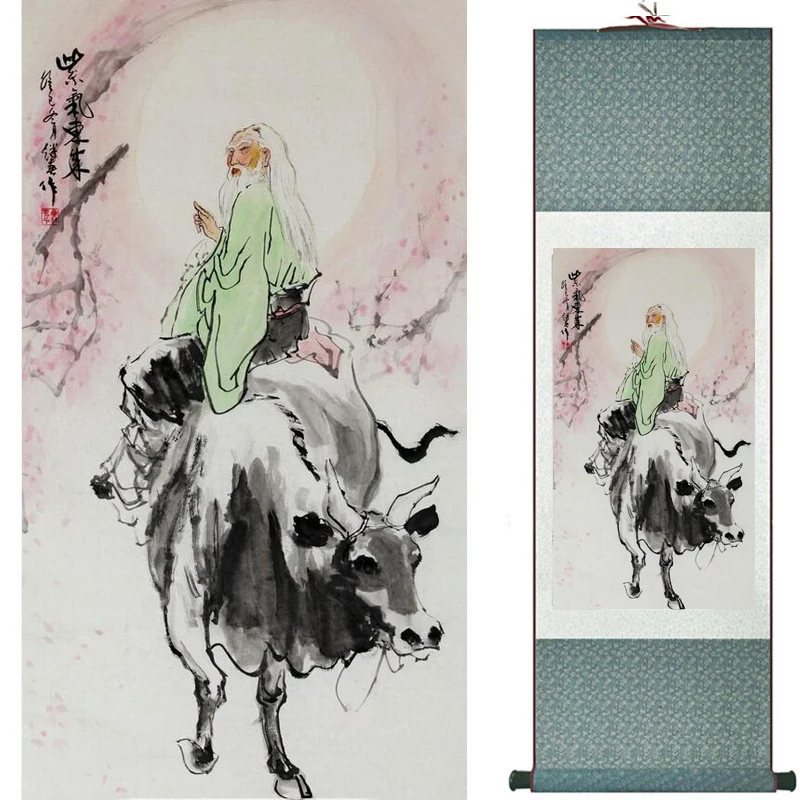 

Traditional Chinese art painting Silk scroll painting Chinese wash painting19082213