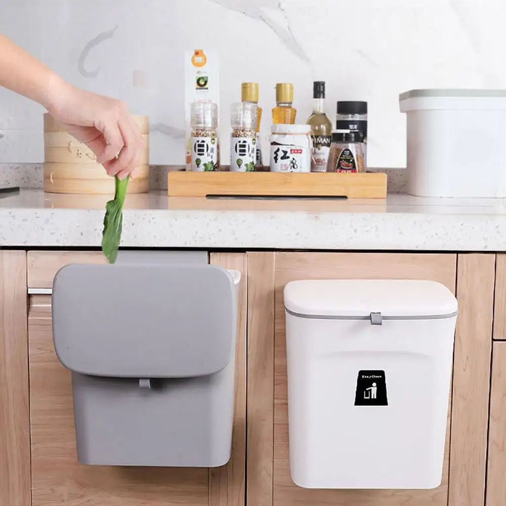 

Kitchen Wall Trash Can Kitchen Waste Bin Kitchen Garbage Cans Recycle Rubbish Bin for Kitchen Dustbin Garbage Bin Trash Bin Tras