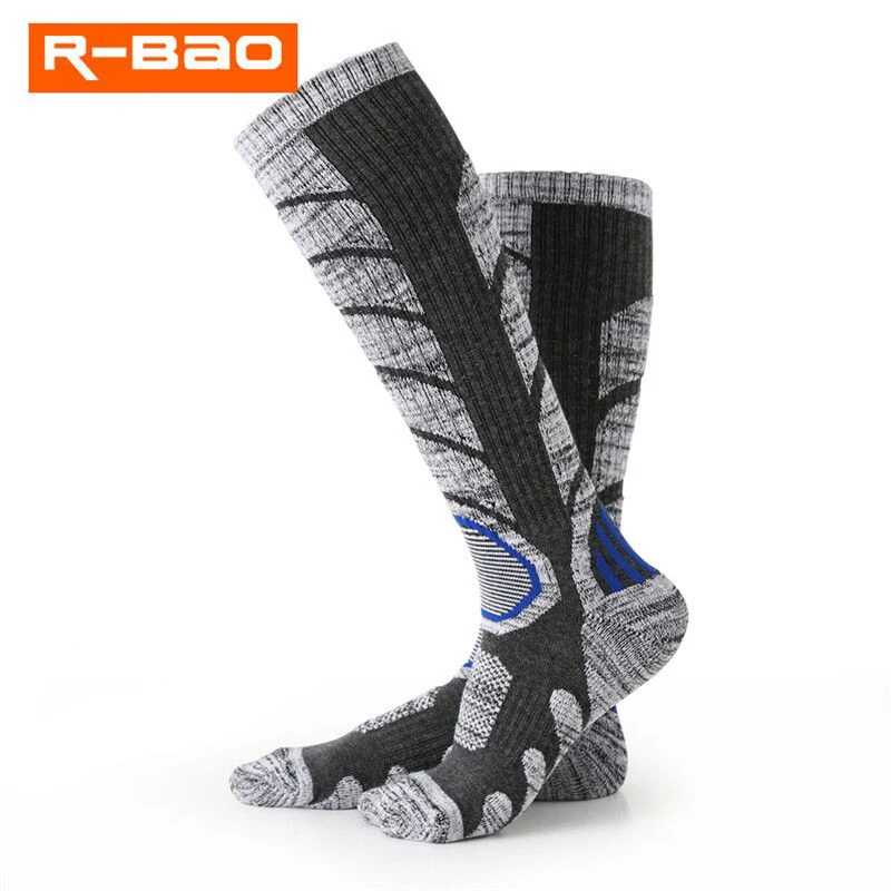 2 пары/партия зимние Термальность лыжные Носки хлопчатобумажный спортивный