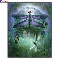 5d diy diamond painting dragonfly diamond mosaic drawing full square round drill diamond embroidery cross stitch home decor gift