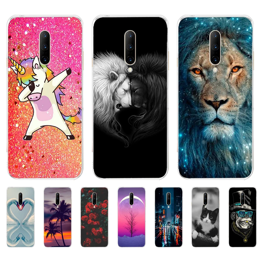 For Oneplus 7T Case Silicone Soft TPU Phone Cover For One plus 7 pro 6T  cases oneplus 7 oneplus 6T Clear Coque