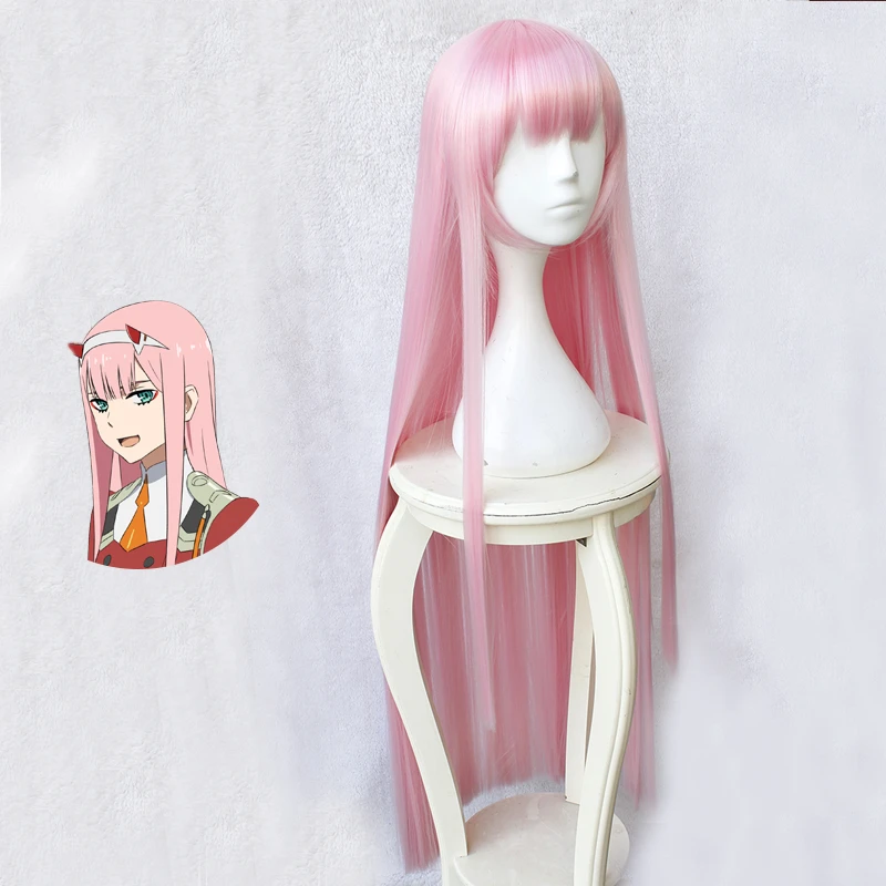 Аниме DARLING in the FRANXX ZERO TWO парик для волос Чистая синтетические волосы Косплей