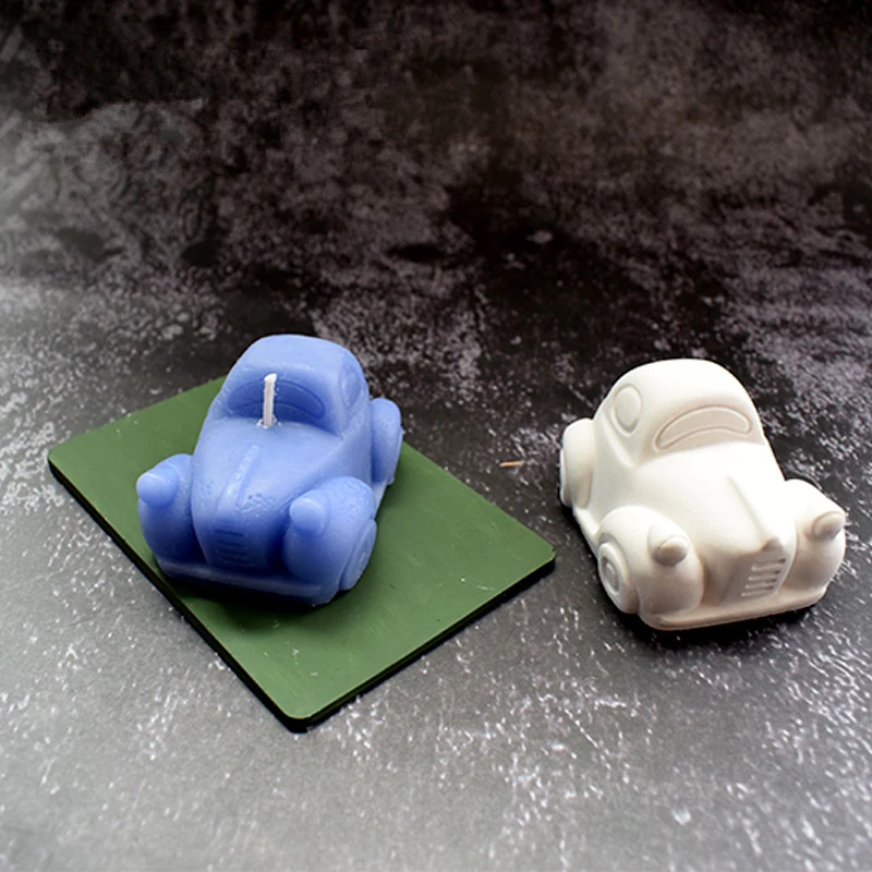 3D мультипликационная форма автомобиля силиконовая для мыла сделай сам свечей