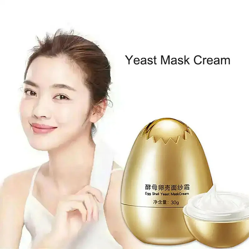 

1/2/4 Pcs Egg Shell Yeast Mask Cream Peel-Off Facial Creams Nourish Moisturizing for Skin Care CIN6 899