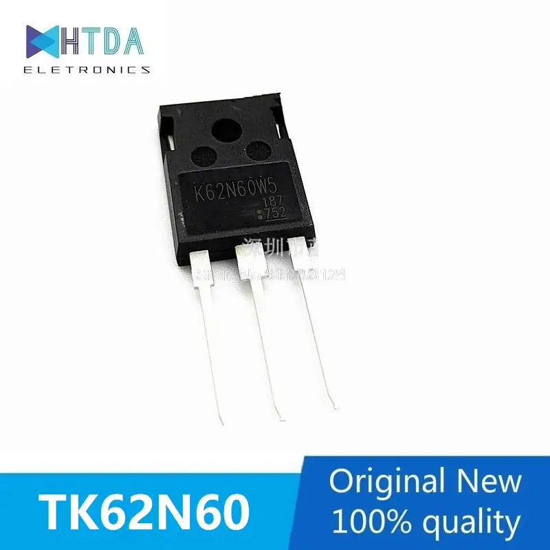 

2pcs/lot K62N60W TK62N60W TO-247 600V 62A In Stock