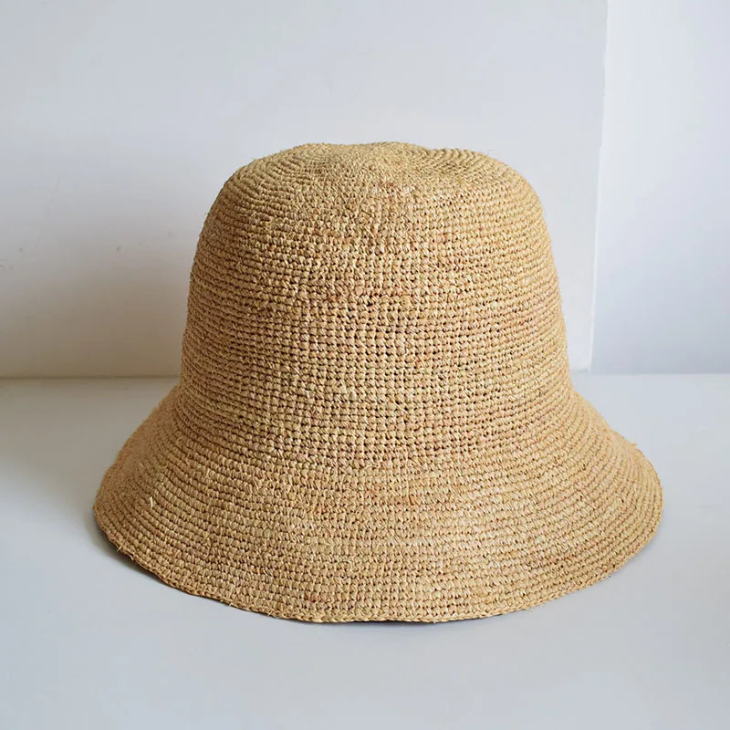 Панама ручной работы для женщин дизайнерская пляжная шапка рыбаков весна