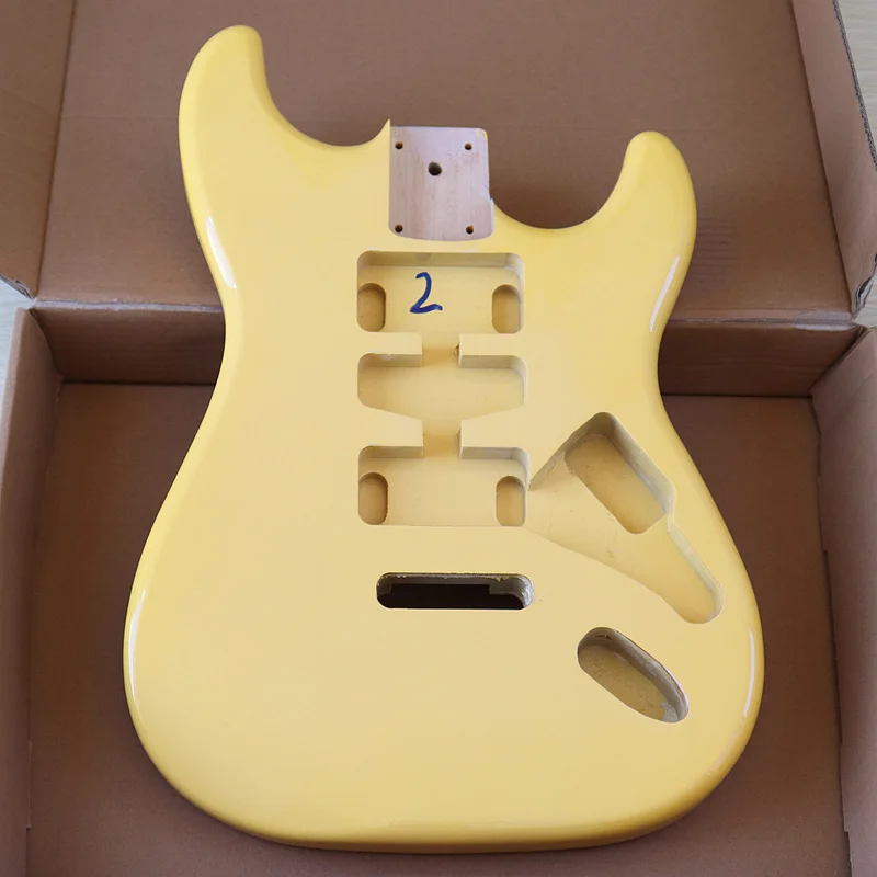 gelb st elektrische gitarre körper st gitarre körper pappel holz elektrische gitarre körper strat gitarre körper hochglanz fü