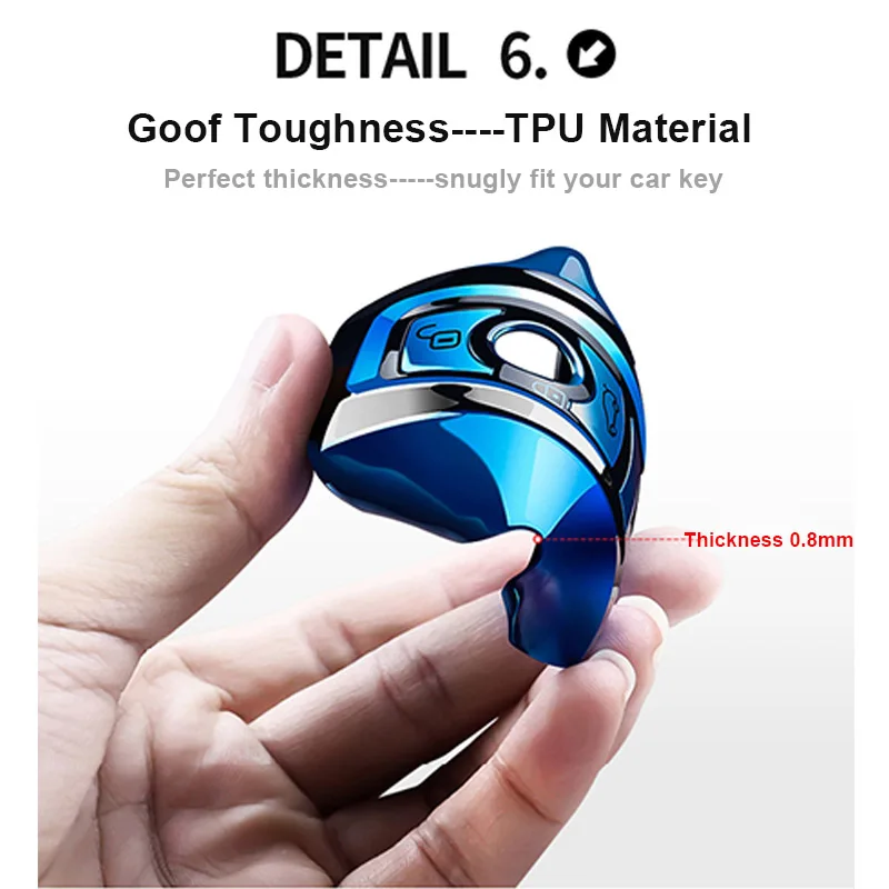 

4 color TPU Silicone Car Key Case Protective Key Cover for BMW Series 5 3 1 X3 X5 X6