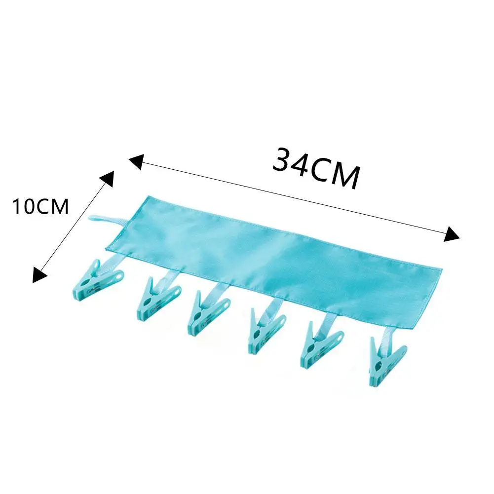

Portable Cloth Hanger Foldable Travel Bathroom Clip Hanger