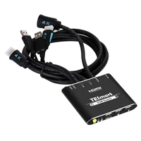 4k 2x1 hdmi kvm switch with cable video switcher support auto scan