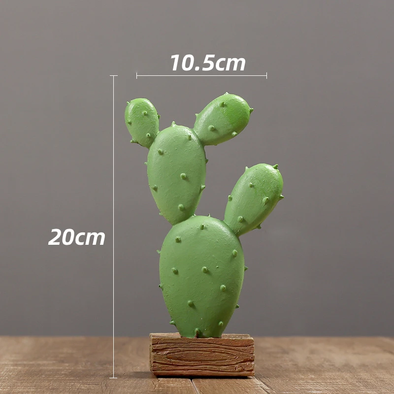 

Ins Nordic Cactus Column Plant Potted Creative Office Desk Home Decor Status Furnishings Interior Decorative Artificial Bonsai