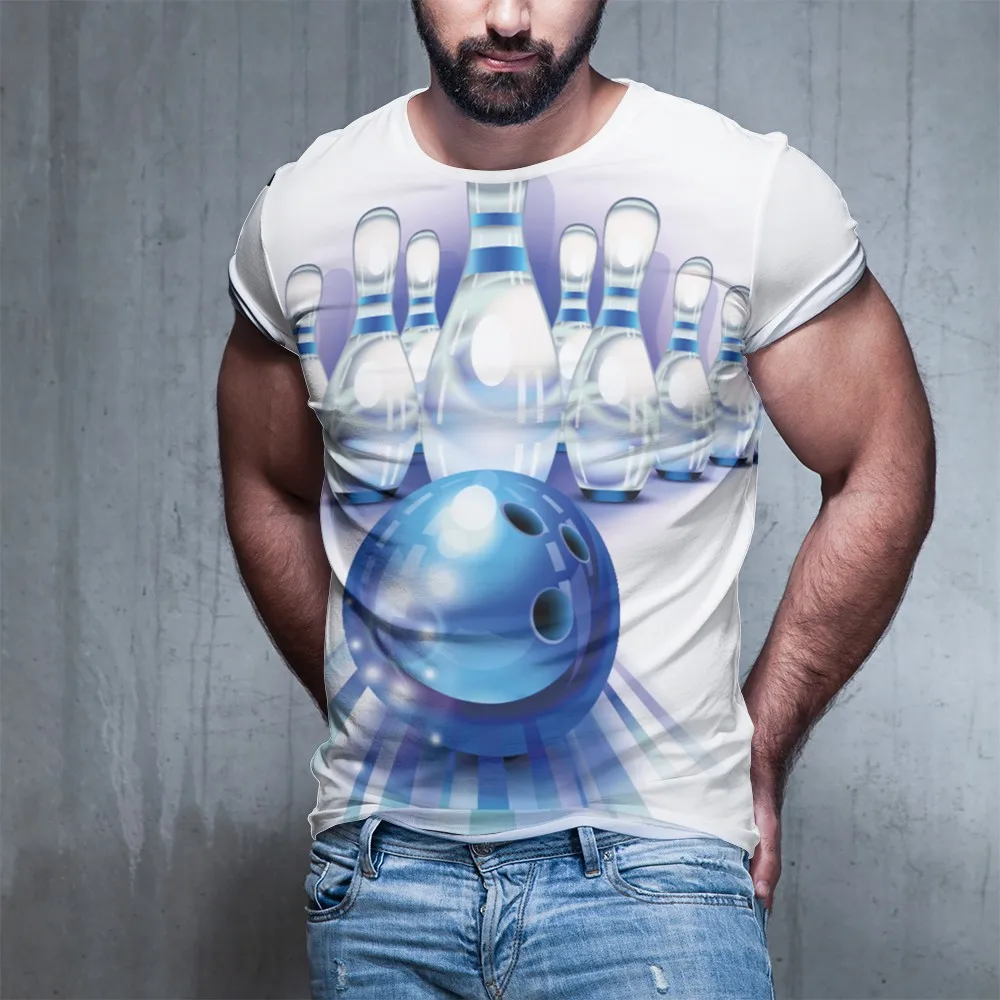 Футболка Мужская/женская с круглым вырезом модный 3d принт в уличном стиле для