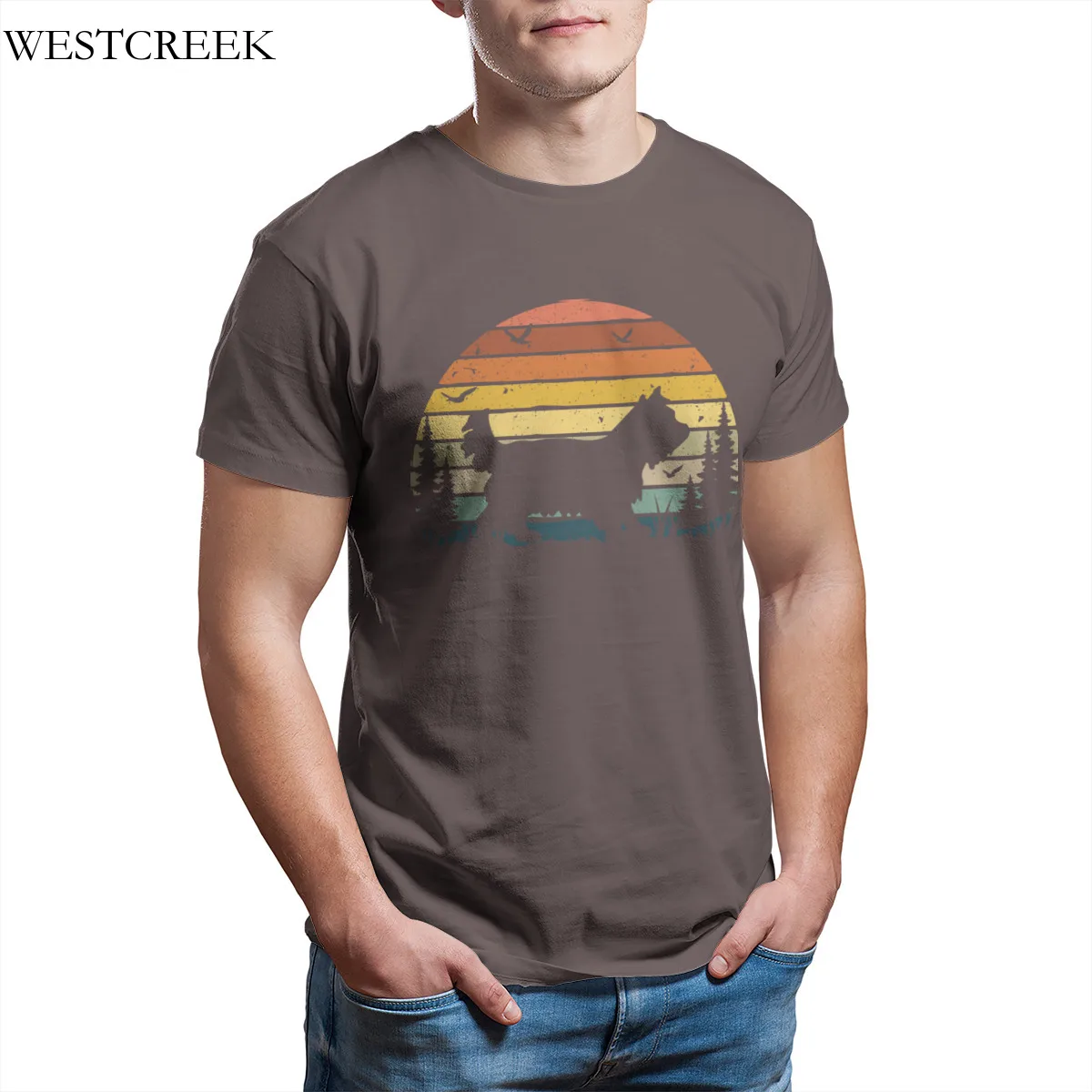 

Wholesale Men's T-Shirt Yorkiepoo Dog Lover Vintage Retro Custom Games Vintage Tees 34648