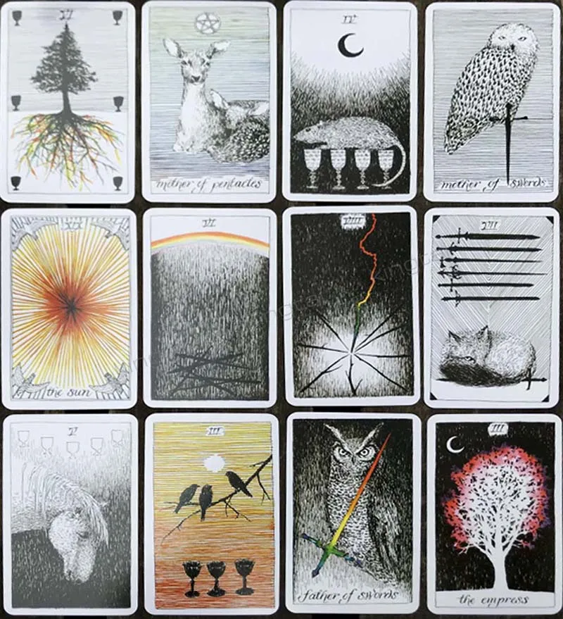 Доска с подарками на день рождения игра Таро карты мистик магическое животное 78