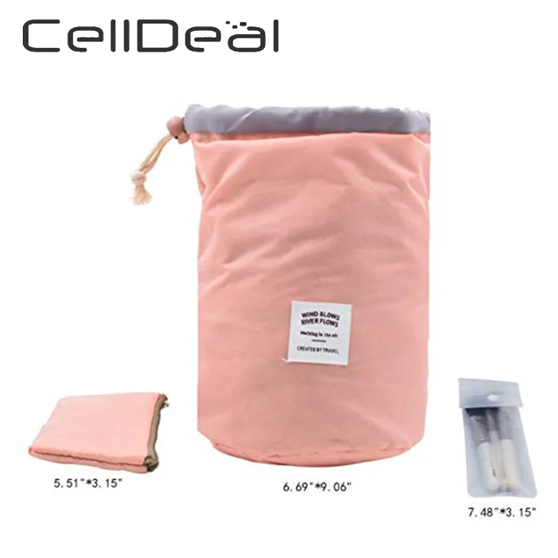 1 шт. Полиэстеровая Складная легкая косметичка водонепроницаемая