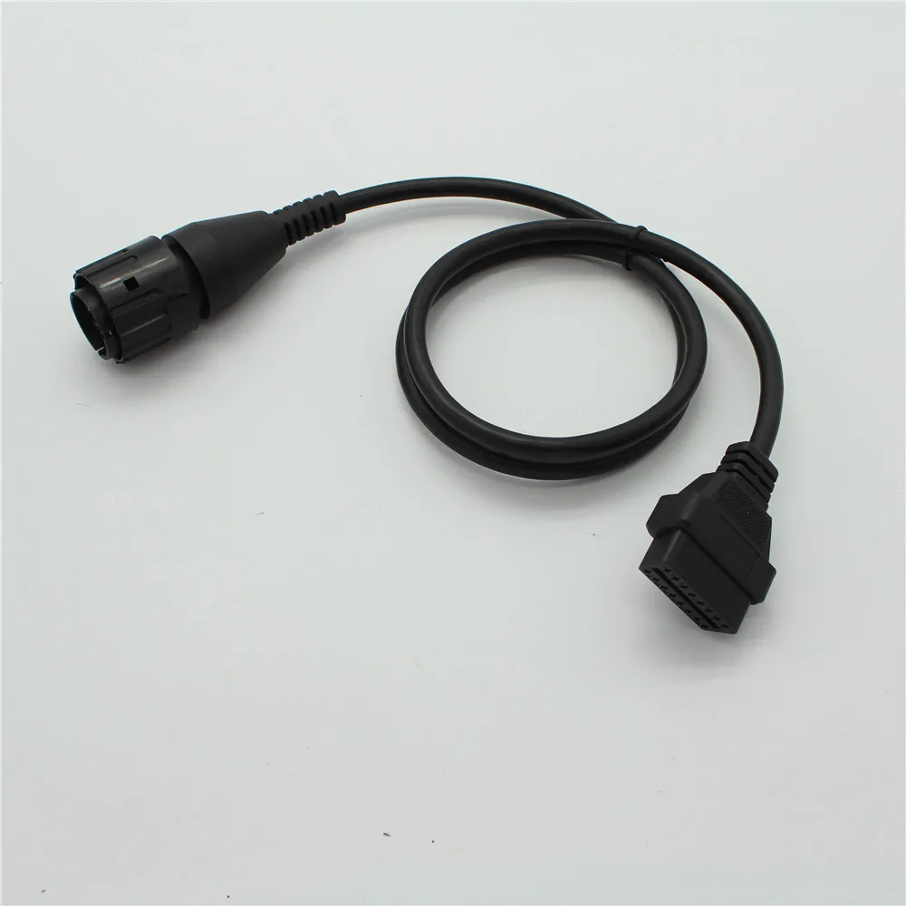 Для BMW ICOM D кабель ICOM-D мотоциклы 10 Pin адаптер 10Pin для 16Pin OBD2 OBDII Диагностический I-COM A2