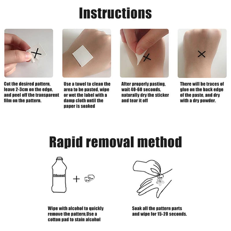 Best Temp Body Art Temporary Tattoos Set 3D Fake Tattoo Adult Kids Butterfly Flower Waterproof Sticker QQ99 | Красота и здоровье