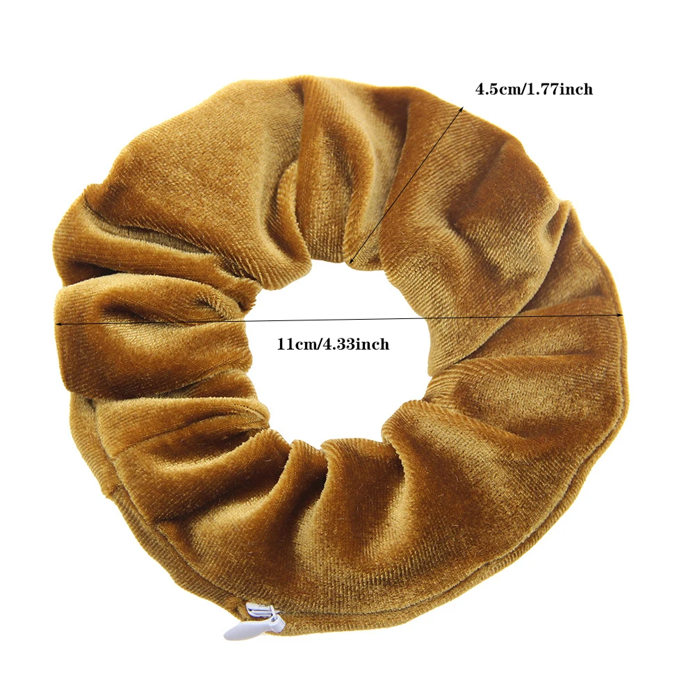 В Корейском стиле на молнии бархат обтянутая тканью Для женщин и девочек Резинка