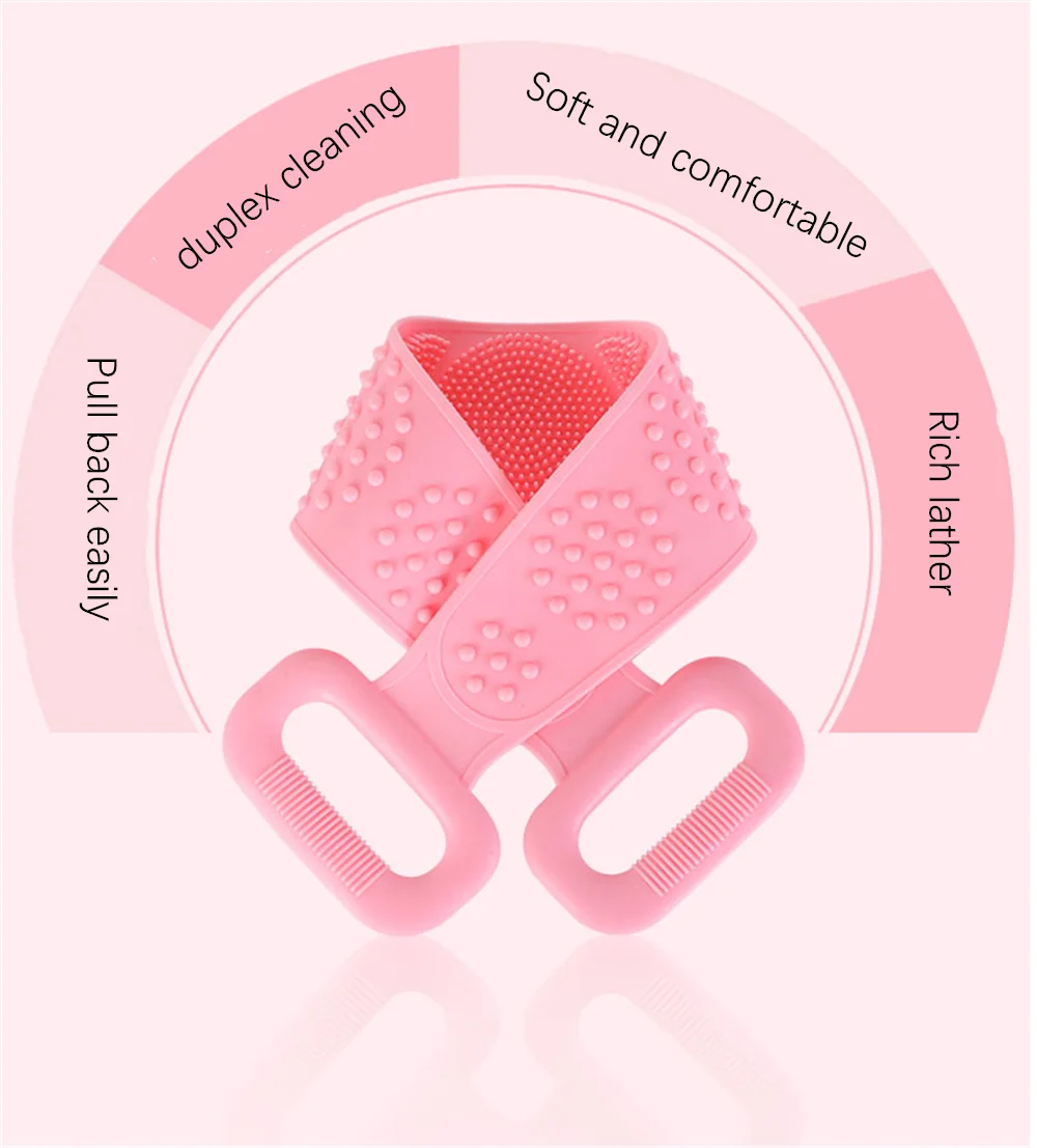 Силиконовая щетка для душа и ванны отшелушивающая тела из омертвевшей кожи