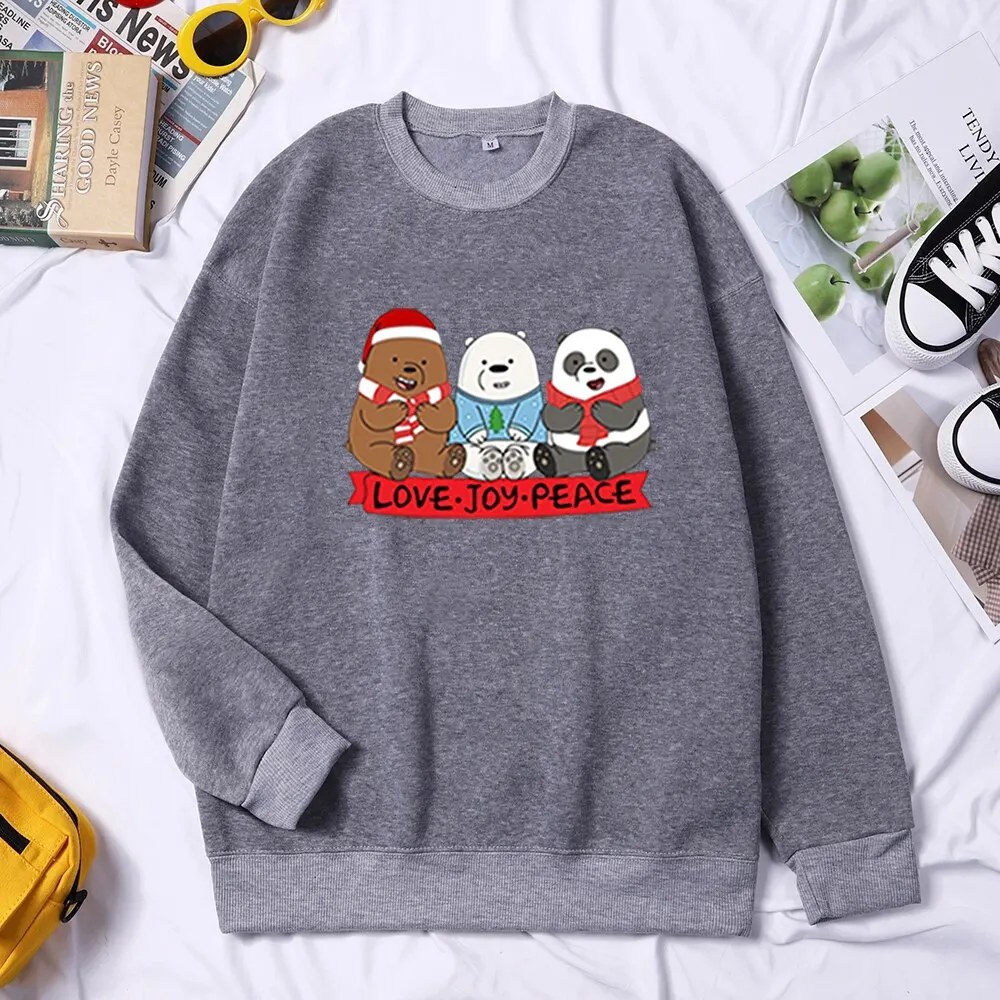 

Cute Bear Hoodie FashionMen's Hoodies Autumn Winter Male Pullovers Sweatshirt Hommes Sudaderas Streetwear Tops Hoodie Crewneck