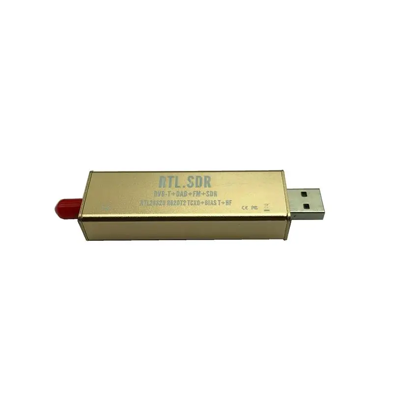 Бесплатная доставка RTL2832U + R820T2 0 1 МГц 7 ГГц TCXO ADSB UHF VHF HF FM RTL.SDR USB тюнер приемник