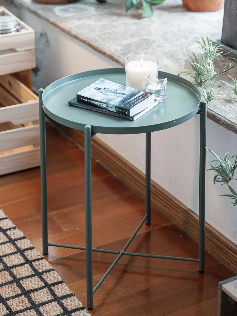 2000 Nordic Coffee Table Simple Living Room Iron Multifunctional Small Denmark Gladden |