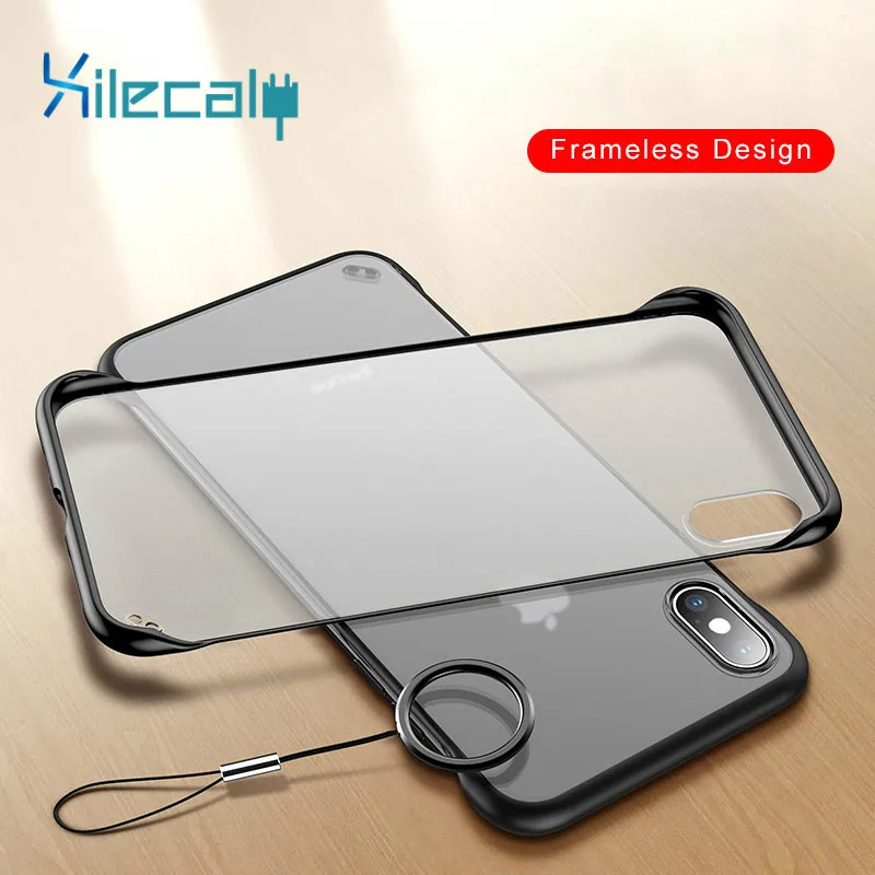 Ультратонкий матовый чехол Xilecaly для iPhone 7 8 Plus 6s X XR XS Max Прозрачный ударопрочный