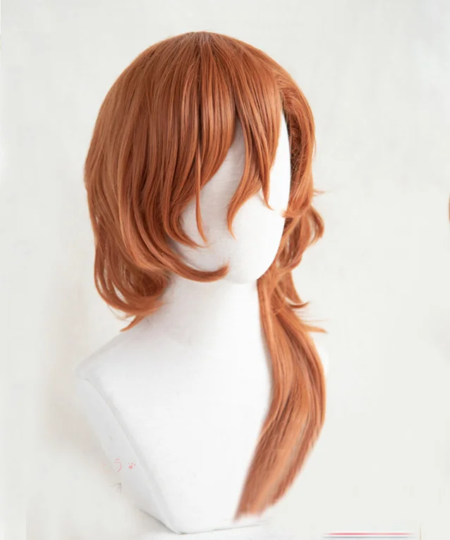 Парик для косплея чууя накахара термостойкие синтетические волосы аниме