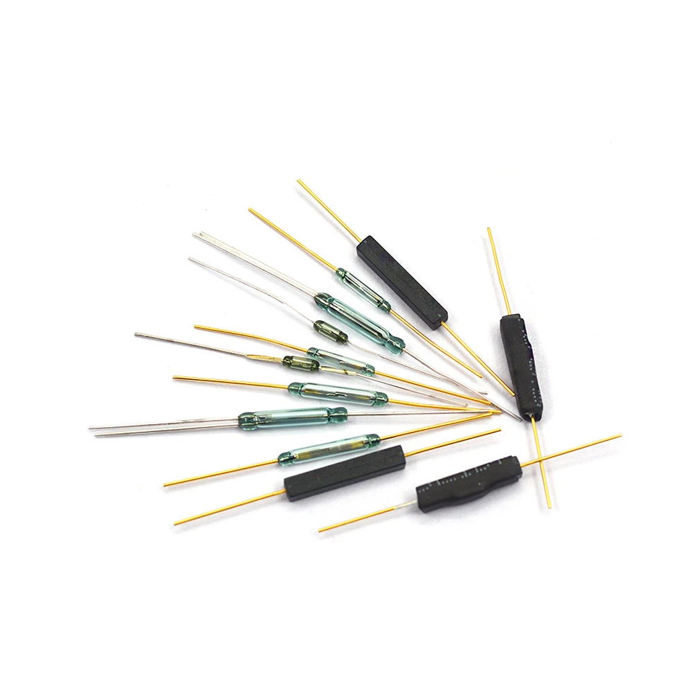 10 шт. магнитный переключатель N/O Reed 2*14 мм нормально открытый индукционный N/C