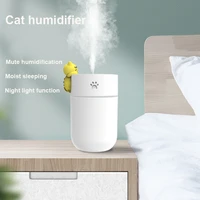 260ml air humidifier usb ultrasonic cat humidificador aroma essential oil diffuser with atmosphere light car air freshener home