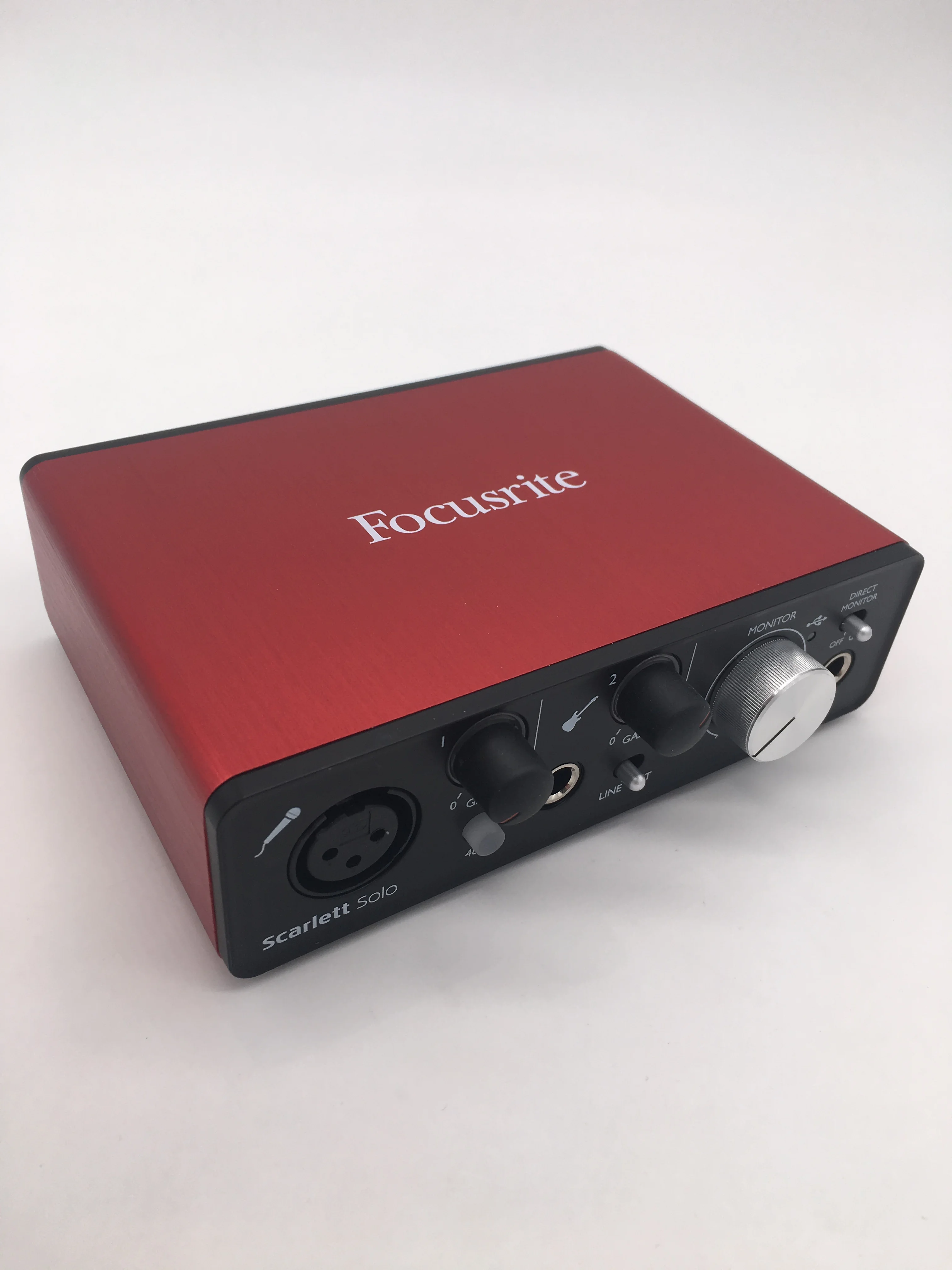 Модернизированный Focusrite Scarlett Solo(2nd gen) 2 входа 2 Выход USB аудио интерфейс звуковая карта для записи микрофона гитары