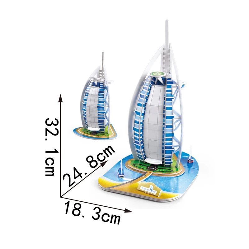 3D пазл всемирно известный современное здание Объединенные Арабские Эмираты