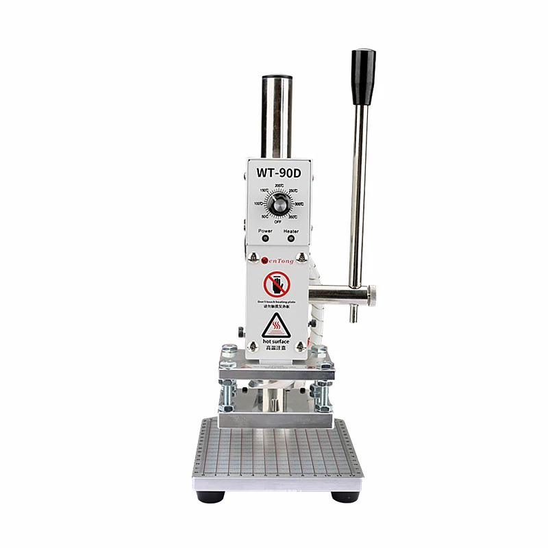 

LY High Quality Bronzing Machine Hot Stamping Machine Manual Embossing Machine with Positioning Slider for PVC Leather