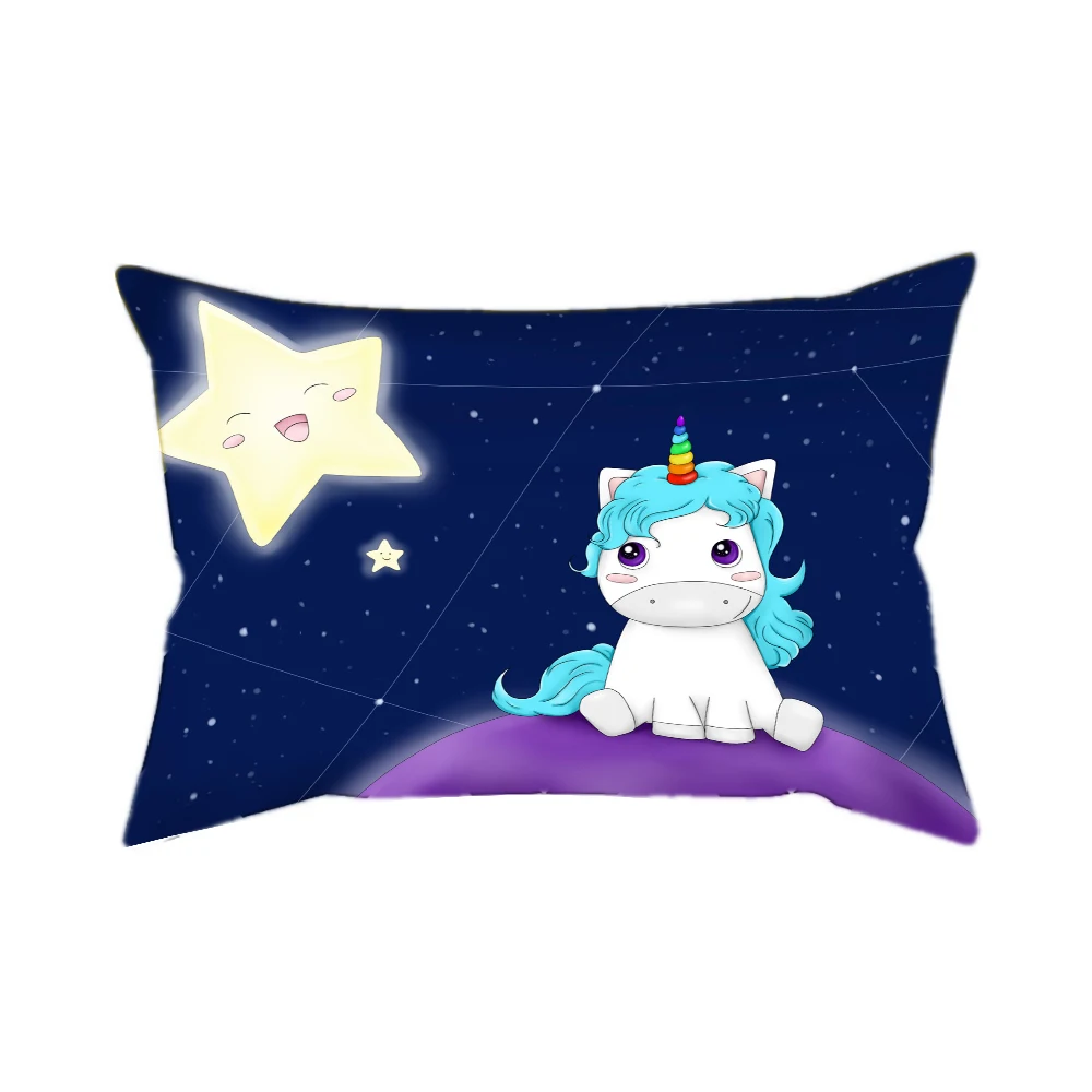 

3D Unicorn Pillow Cases Cartoon Decoration Throw Pillow Cover Bedding PillowCase For Baby Kids Child Girls Boys