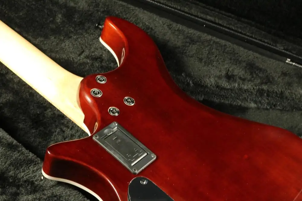 Натуральная электрогитара без головки ГРИФА гитара ra пламенный кленовый гриф