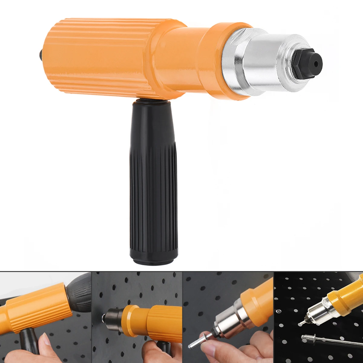 

Electric Rivet Gun Adapters Multifunction Riveting Tools Cordless Insert Riveting Electric Drill Adapter