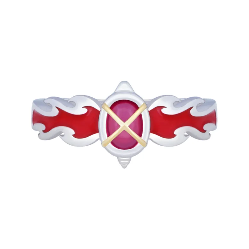 

Anime Shakugan no Shana FlameHaze 925 Sterling Silver Ring Finger Ring Fashion Cosplay Men Women Comics Adjustable Jewelry Ring