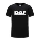 2021 новые модные повседневные DAF грузовик автопогрузчиков мужская женская футболка с короткими рукавами и с круглым вырезом, графичный Топ Размеры S-2XL футболка