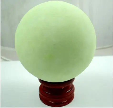 60 мм натуральный камень кварц кристалл светящийся в зеленом кальците темноте для