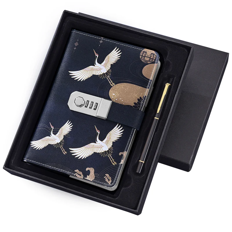 Оригинальный блокнот B6 с креативным рисунком книжка паролем и блокировкой