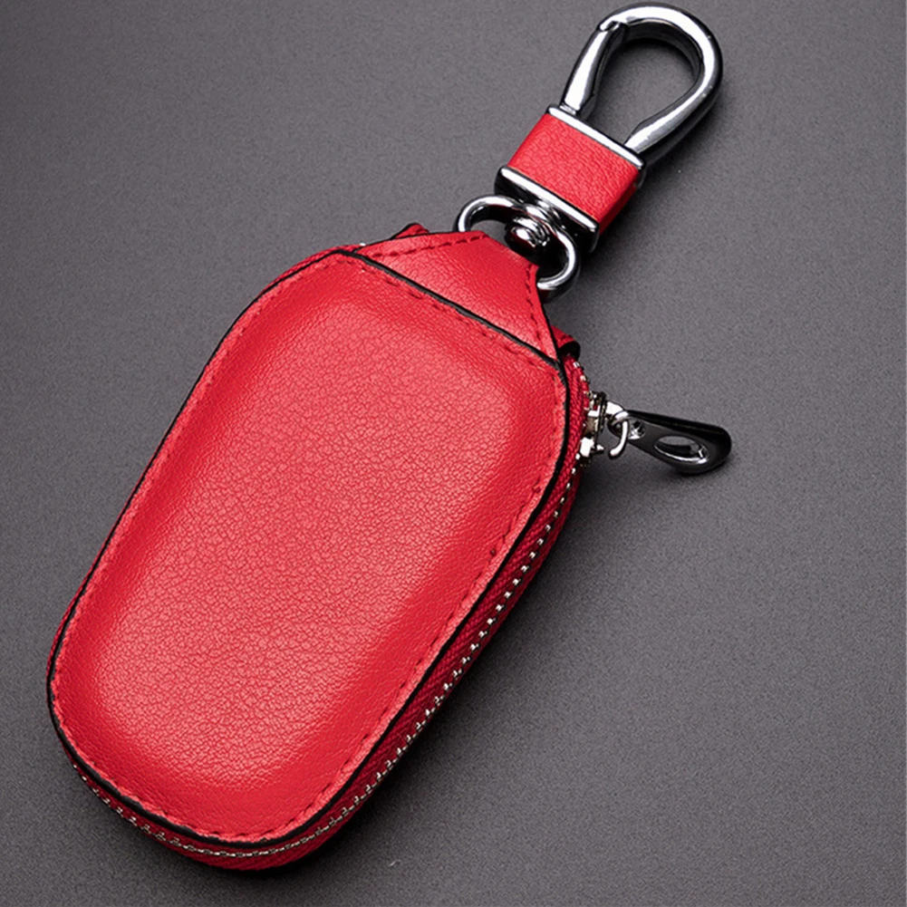 

Multifunctional Universal Leather Key Case Car Key Bag Key Holder Organizer Pouch Cow Split Car Key Wallet Interior Accessories