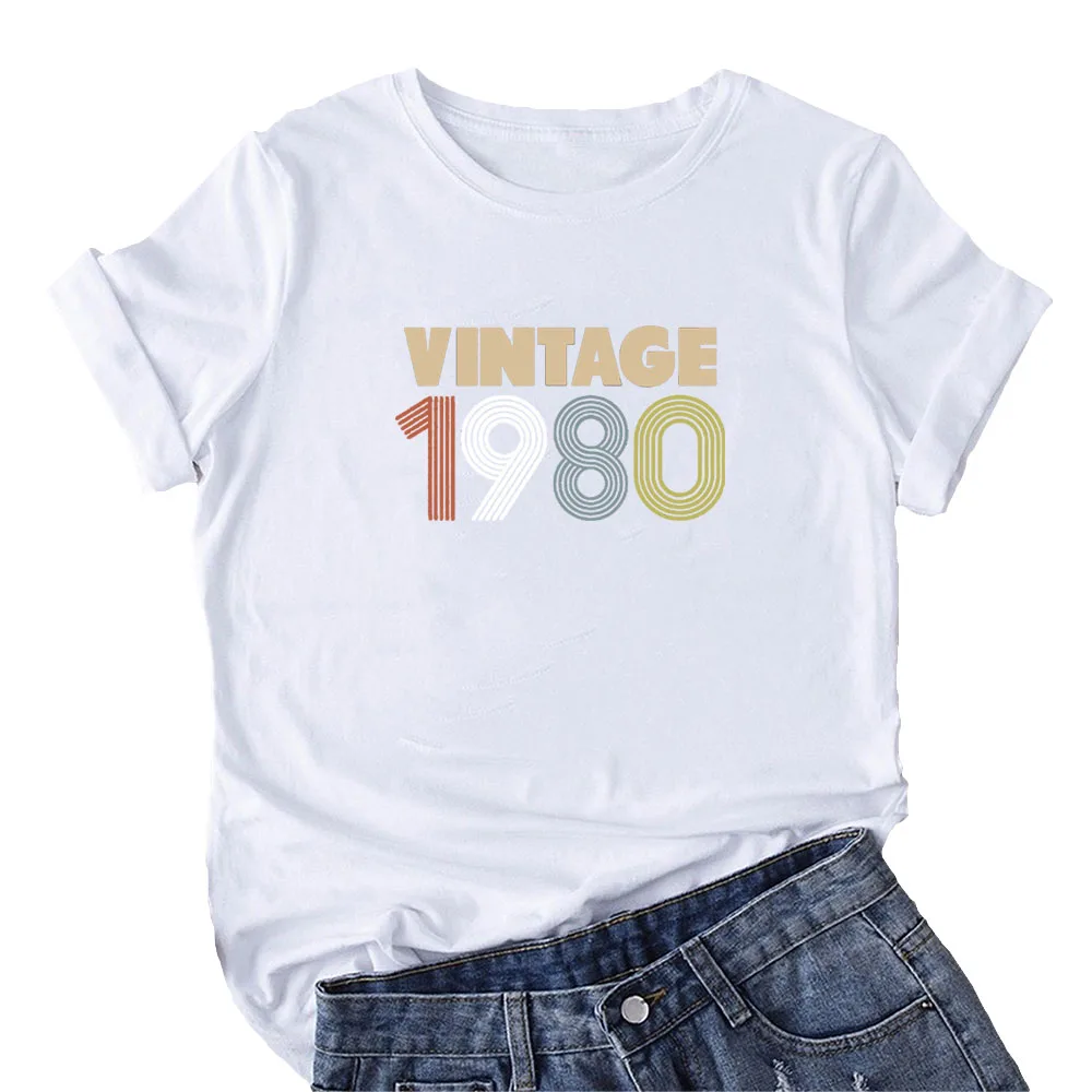 

2022 fashion women t-shirts vintage 1980 t shirts punk clothes graphic tee shirt korea short sleeve t-shirt top plus size tshirt